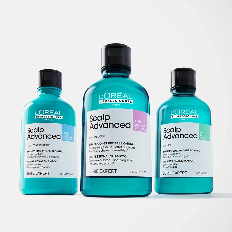 L'Oréal Pro Scalp Advanced Anti-Dandruff Shampoo 300 Ml 4 L'Oréal Pro Scalp Advanced Anti-Dandruff Shampoo 300 Ml - Billede 4