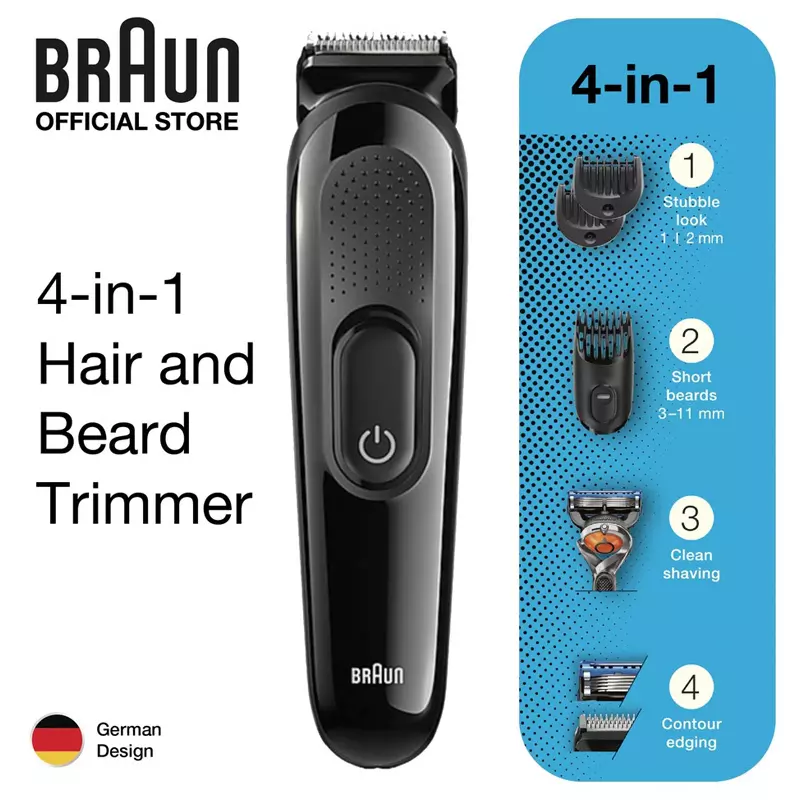 Braun 4-In-1 Styling Kit (SK3000) 3 Braun 4-In-1 Styling Kit (SK3000) - Billede 3