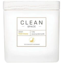 Clean Perfume Space Fresh Linens Candle 227 Gr.
