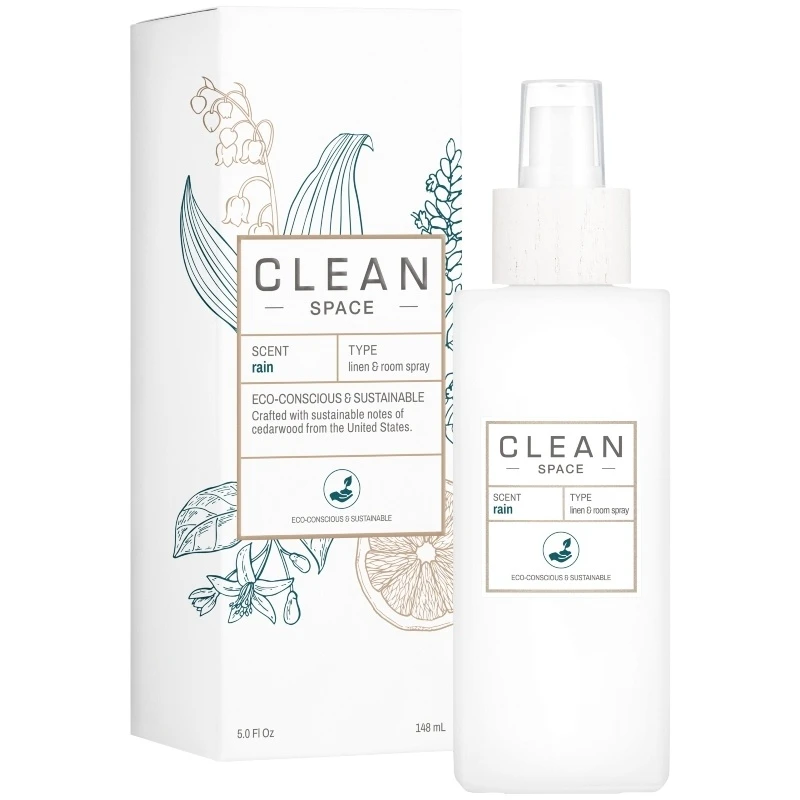 Clean Perfume Space Rain Linen & Room Spray 148 Ml 2 Clean Perfume Space Rain Linen & Room Spray 148 Ml - Billede 2