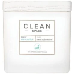 Clean Perfume Space Warm Cotton Candle 227 Gr.