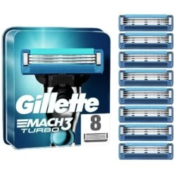 Gillette® Gillette Mach3 Turbo Blades 8 Pieces
