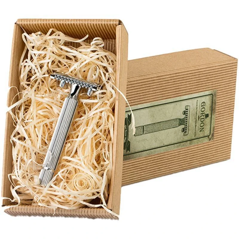 Gordon DE Shaving Razor - Chrome (D412) 2 Gordon DE Shaving Razor - Chrome (D412) - Billede 2