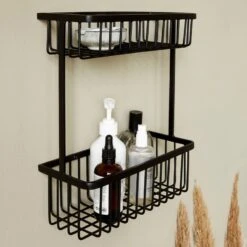 House Doctor Bath Basket Double - Black 6 House Doctor Bath Basket Double - Black -Armani Salgsbutik house doctor bath basket double black 1614758821