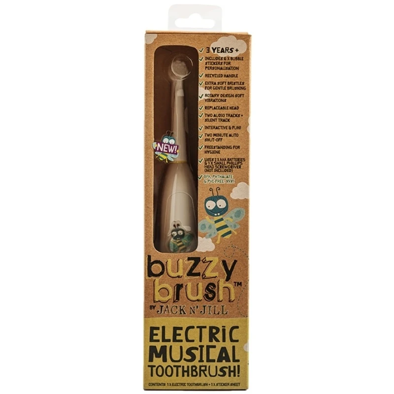 Jack N' Jill Buzzy Brush Electric Musical Toothbrush 1 Jack N' Jill Buzzy Brush Electric Musical Toothbrush