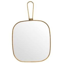 Meraki Mirror W. Frame Antique Brass Normal View