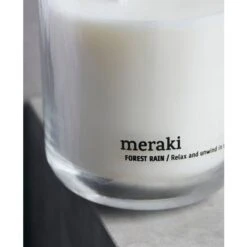 Meraki Scented Candle 7,6 X 7 Cm - Forest Rain -Armani Salgsbutik meraki scented candle 76 x 7 cm forest rain 1632747219