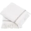 Meraki Towel White W. Grey Stripes 40 X 60 Cm - 2 Pieces -Armani Salgsbutik meraki towel white w grey stripes 40x60 cm 2 pcs 1568290447