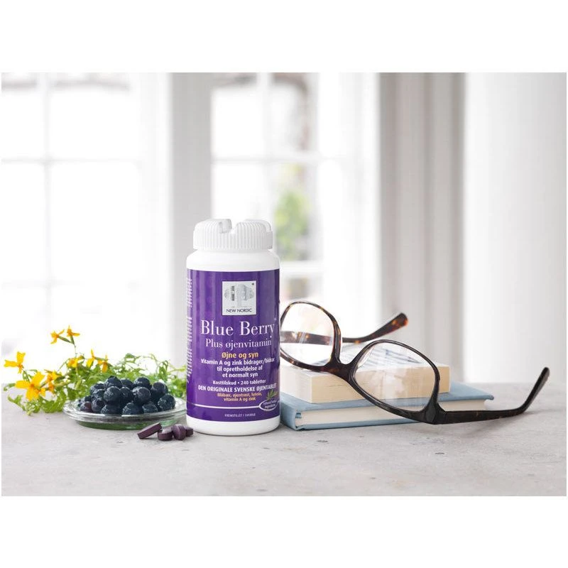 New Nordic Blue Berry Plus Øjenvitamin 240 Pieces 2 New Nordic Blue Berry Plus Øjenvitamin 240 Pieces - Billede 2