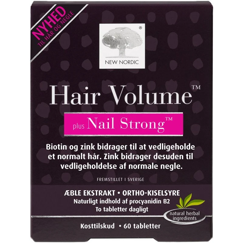 New Nordic Hair Volume Plus Nail Strong 60 Pieces 1 New Nordic Hair Volume Plus Nail Strong 60 Pieces
