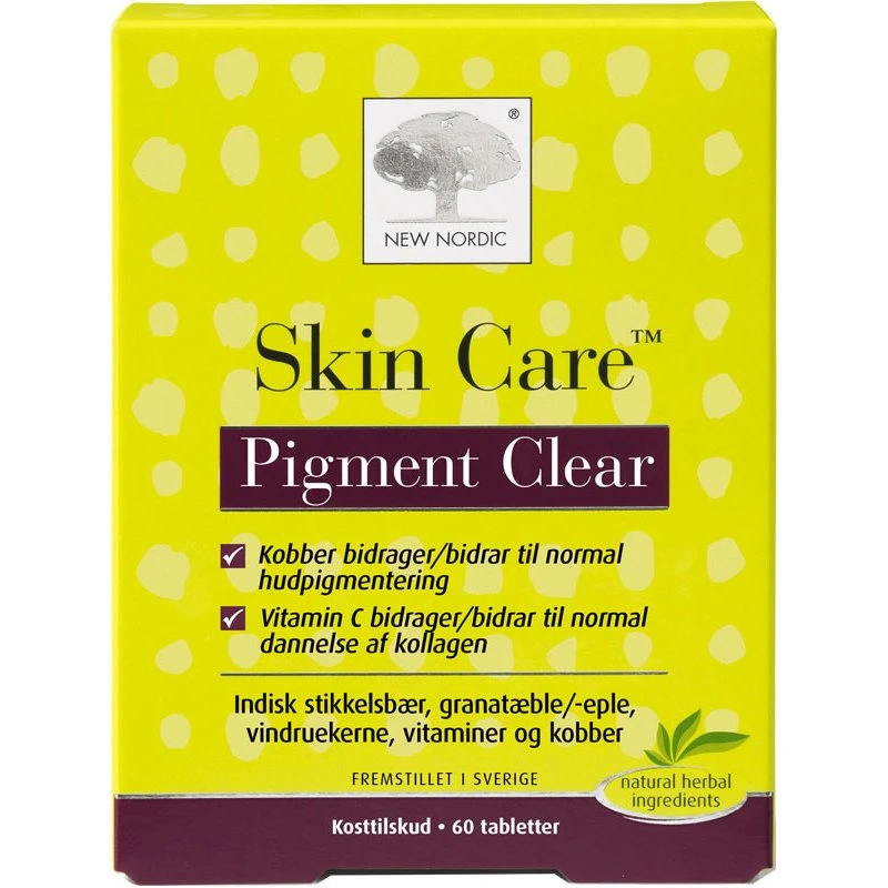 New Nordic Skin Care Pigment Clear 60 Pieces 1 New Nordic Skin Care Pigment Clear 60 Pieces