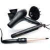 NICMA Styling Hair Dryer + Curling Wand + Hair Straightener (Limited Edition) -Armani Salgsbutik nicma hair dryer curling wand hair straightener limited edition 1635925359