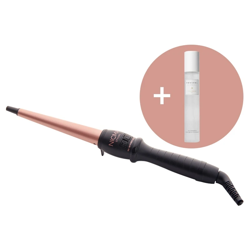 NICMA Styling - The Hair Curling Wand + Rønsbøl Treatment Oil 100 Ml 1 NICMA Styling - The Hair Curling Wand + Rønsbøl Treatment Oil 100 Ml