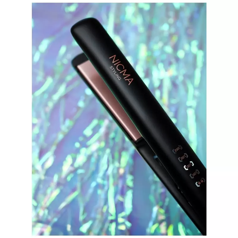 NICMA Styling The Hair Straightener + Rønsbøl Treatment Oil 100 Ml 2 NICMA Styling The Hair Straightener + Rønsbøl Treatment Oil 100 Ml - Billede 2