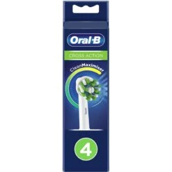 Oral B Oral-B Cross Action Brush Heads 4 Pieces