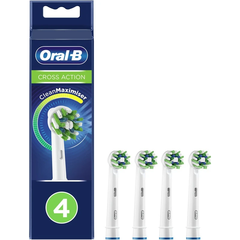 Oral B Oral-B Cross Action Brush Heads 4 Pieces 3 Oral B Oral-B Cross Action Brush Heads 4 Pieces - Billede 3