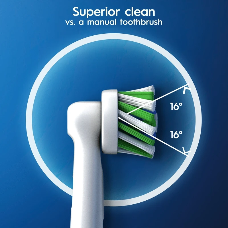 Oral B Oral-B Cross Action Brush Heads 8 Pieces 4 Oral B Oral-B Cross Action Brush Heads 8 Pieces - Billede 4
