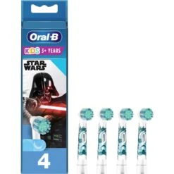 Oral B Oral-B Extra Soft Brush Heads 4 Pieces - Star Wars -Armani Salgsbutik oral b extra soft brush heads 4 pieces star wars 1640613981