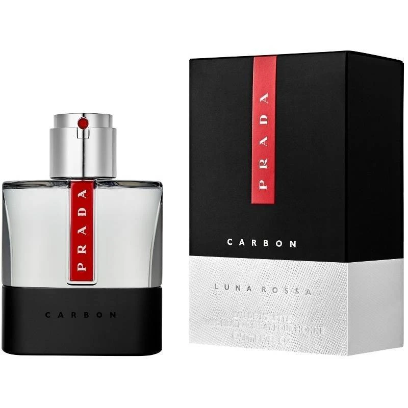 Prada Luna Rossa Carbon Men EDT 50 Ml 2 Prada Luna Rossa Carbon Men EDT 50 Ml - Billede 2