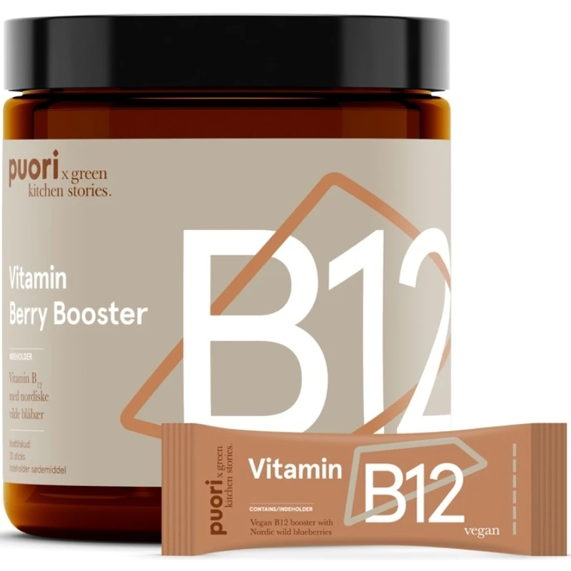 Puori Vitamin Berry Booster B12 - 20 Pieces 2 Puori Vitamin Berry Booster B12 - 20 Pieces - Billede 2
