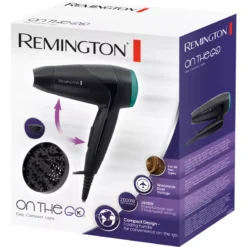 Remington On The Go Compact Dryer 2000W (D1500) -Armani Salgsbutik remington on the go compact dryer 2000w d1500 1671537824