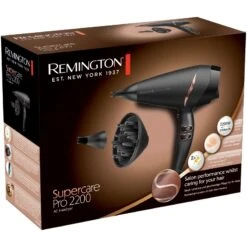 Remington Supercare PRO 2200 AC Hairdryer (AC7200) -Armani Salgsbutik remington supercare pro 2200 ac hairdryer ac7200 1670481848