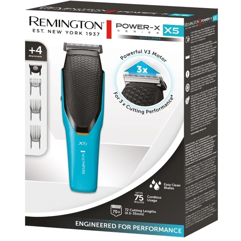 Remington X5 Power-X Series Hair Clipper (HC5000) 9 Remington X5 Power-X Series Hair Clipper (HC5000) - Billede 9