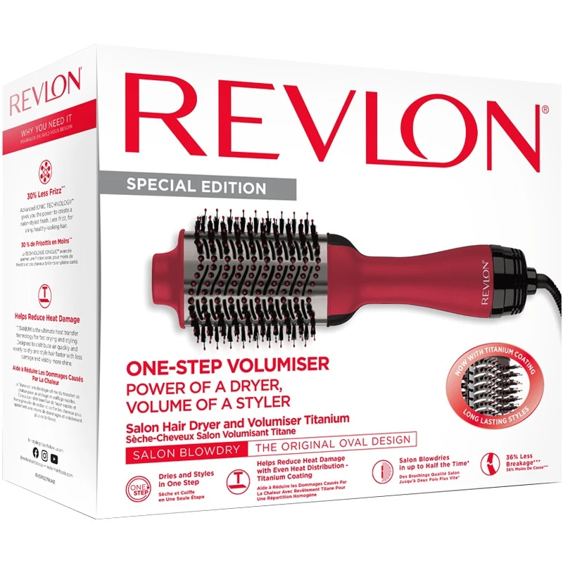 Revlon One-Step Hair Dryer & Volumiser - Titanium (RVDR5279UKE) 2 Revlon One-Step Hair Dryer & Volumiser - Titanium (RVDR5279UKE) - Billede 2